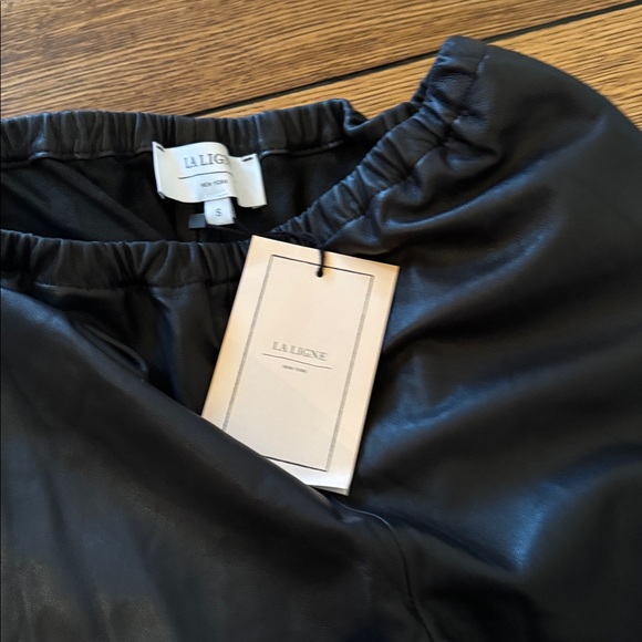 La Ligne Leather Colby Pants - Picture 3 of 5